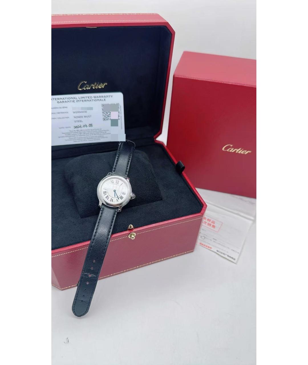 CARTIER Серебряные часы, фото 4