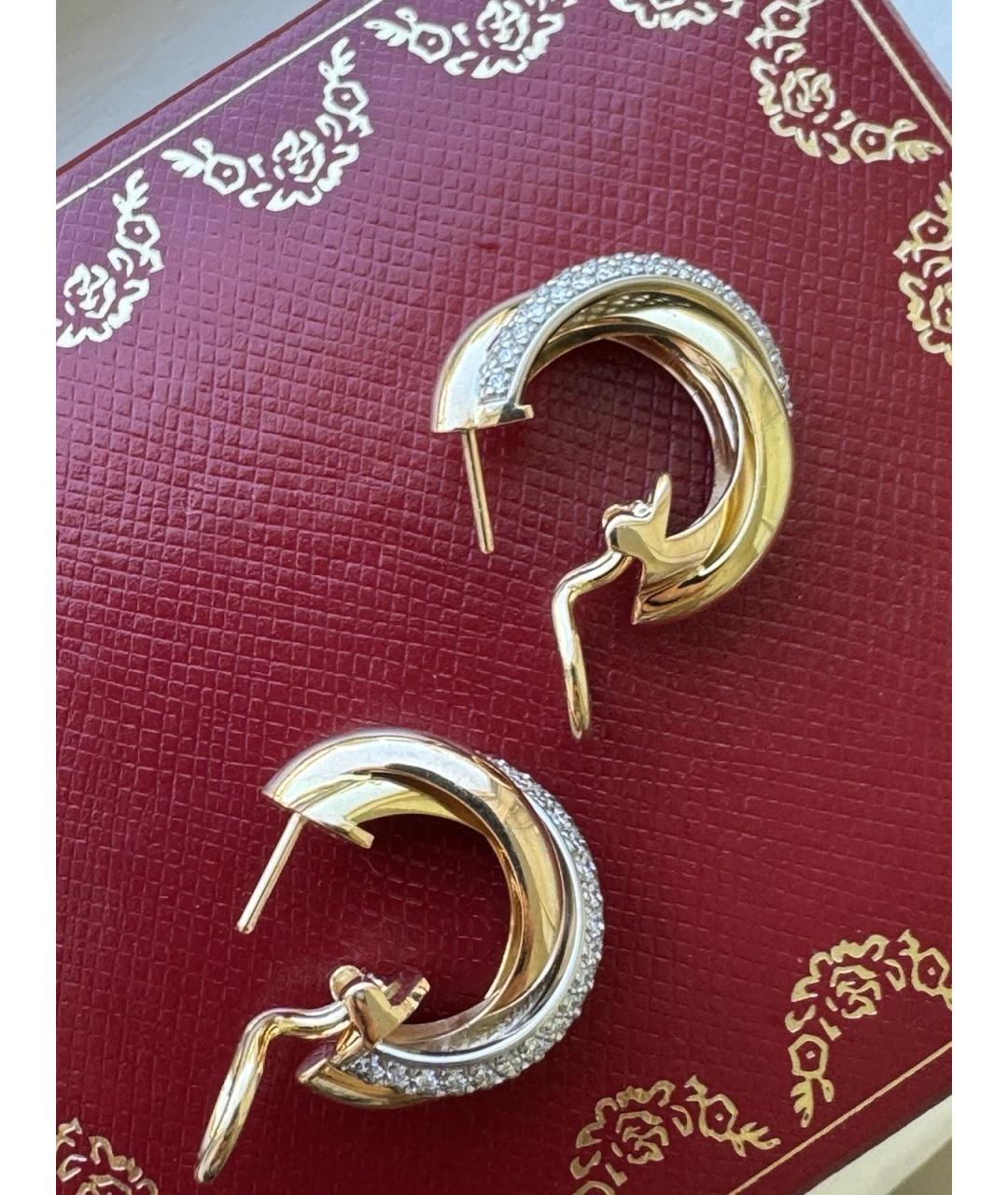 CARTIER Золотые серьги из желтого золота, фото 4