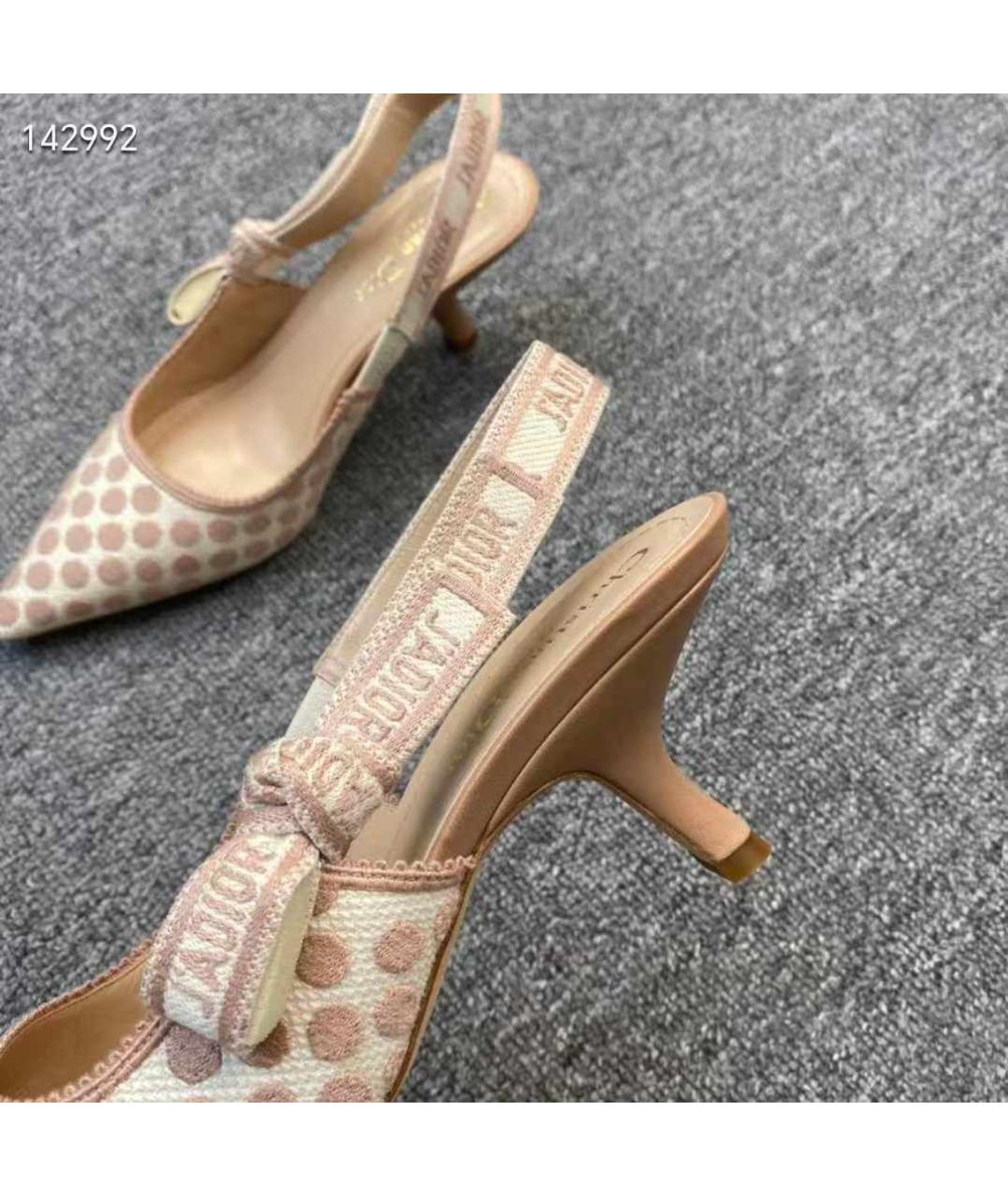 CHRISTIAN DIOR Бежевые ботинки, фото 4