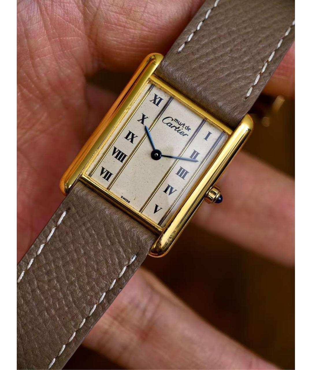 CARTIER Золотые часы, фото 3