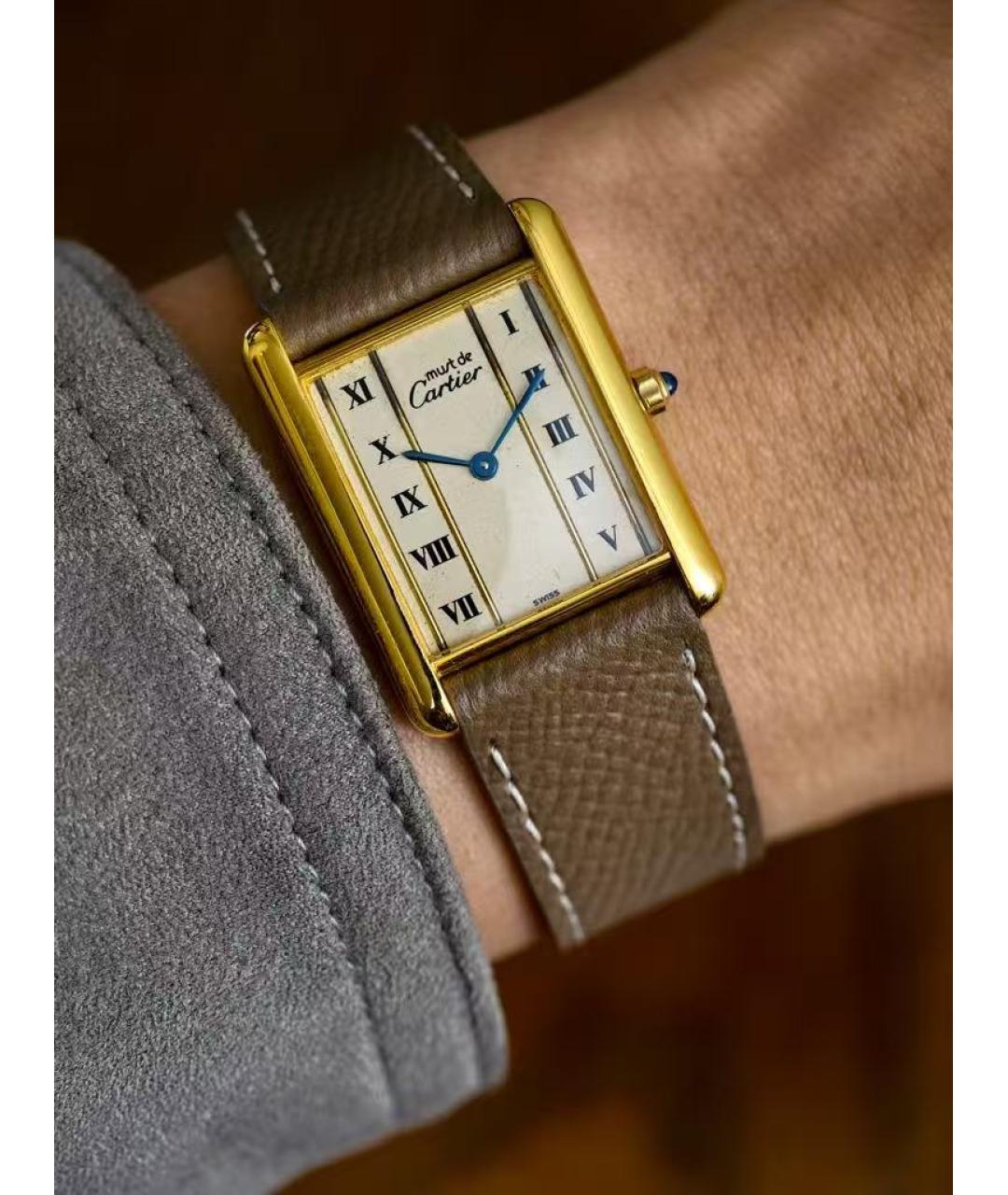 CARTIER Золотые часы, фото 2