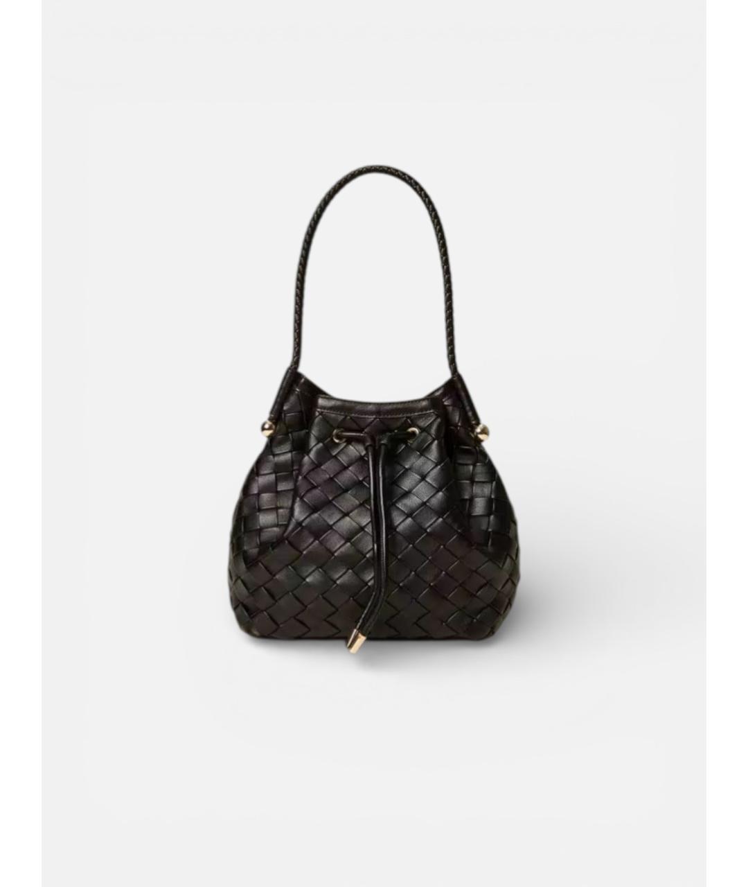 TWIN-SET Черная сумка через плечо из искусственной кожи, фото 6