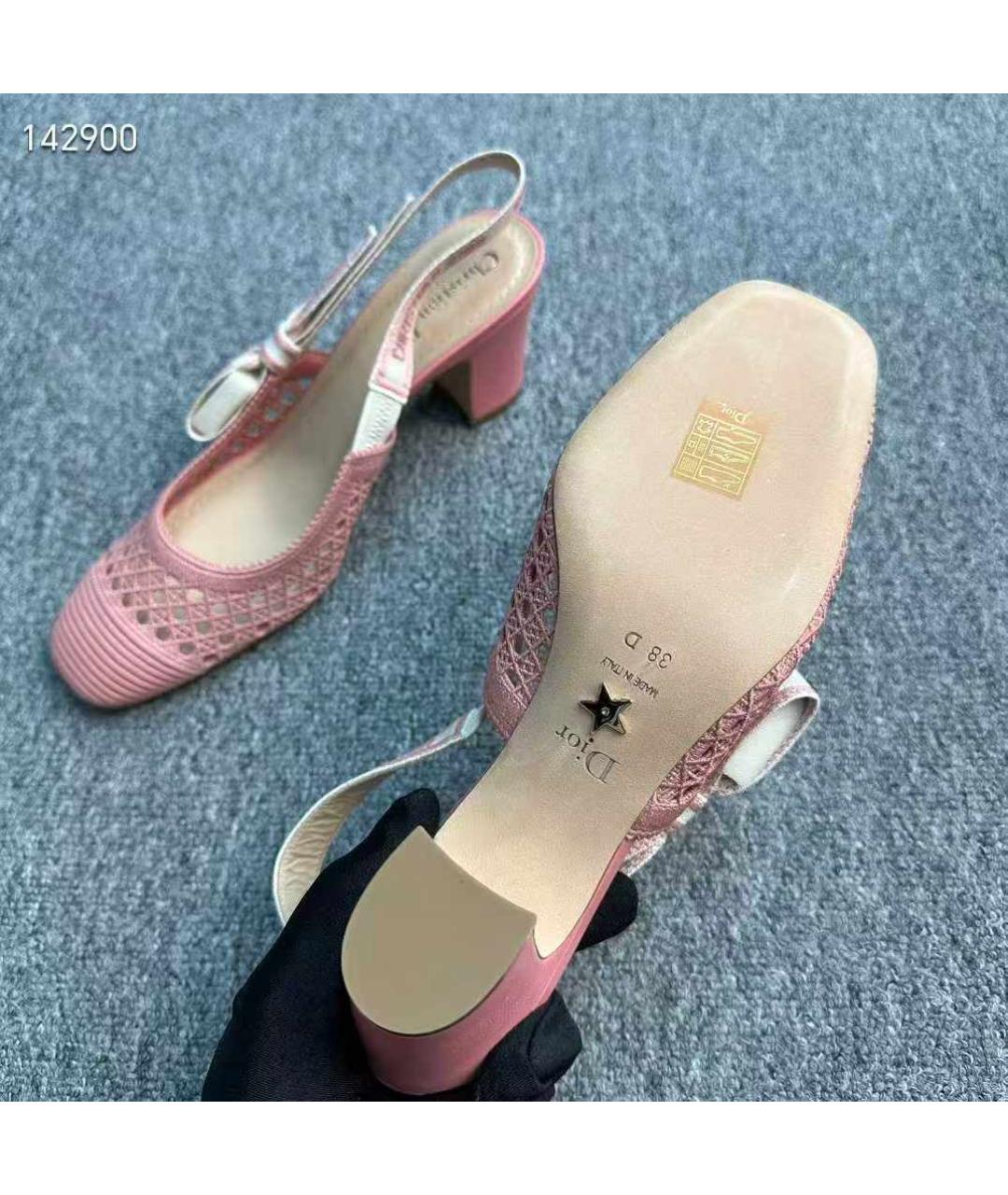 CHRISTIAN DIOR Розовые туфли, фото 5