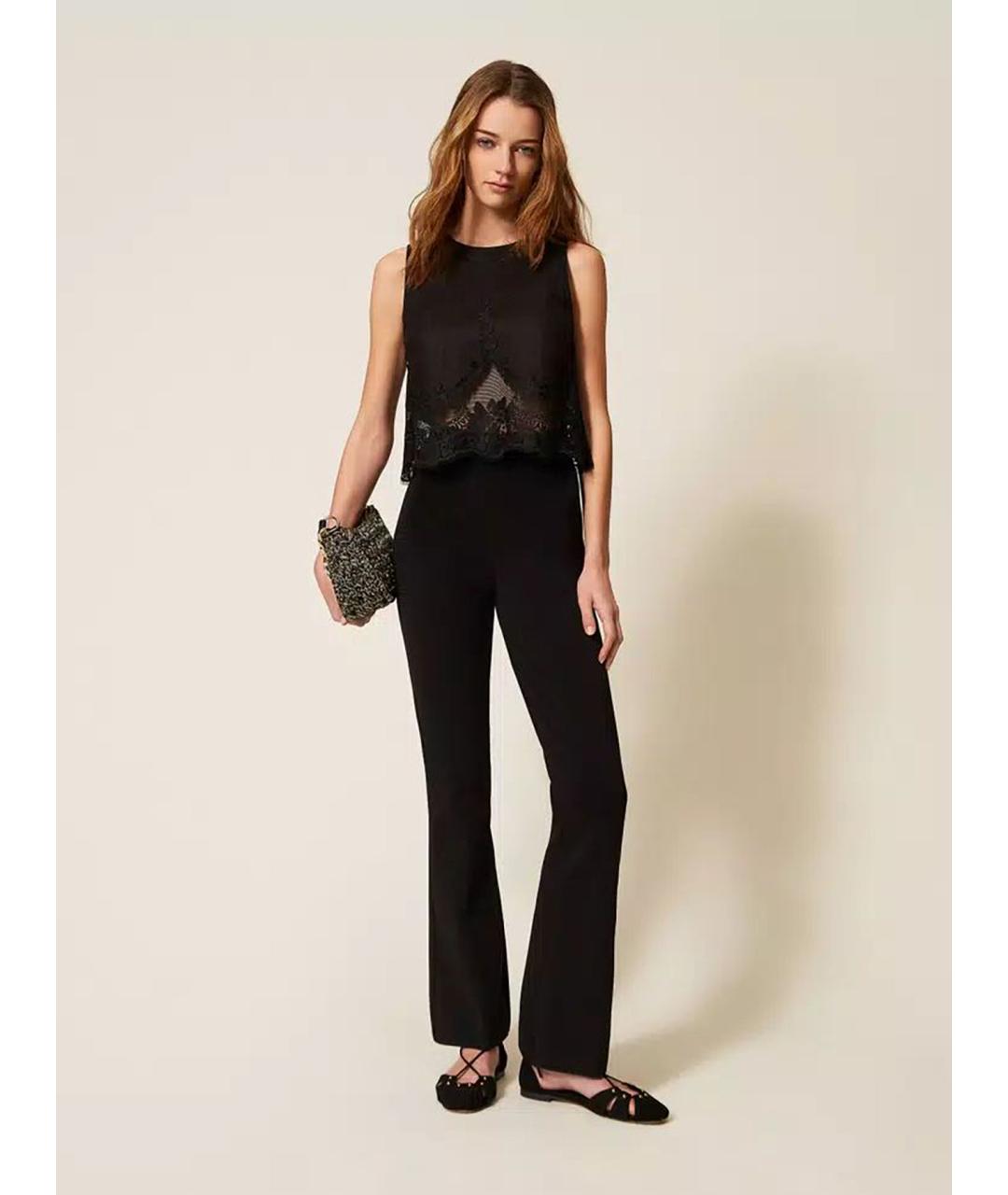 TWIN-SET Черная блузы, фото 6