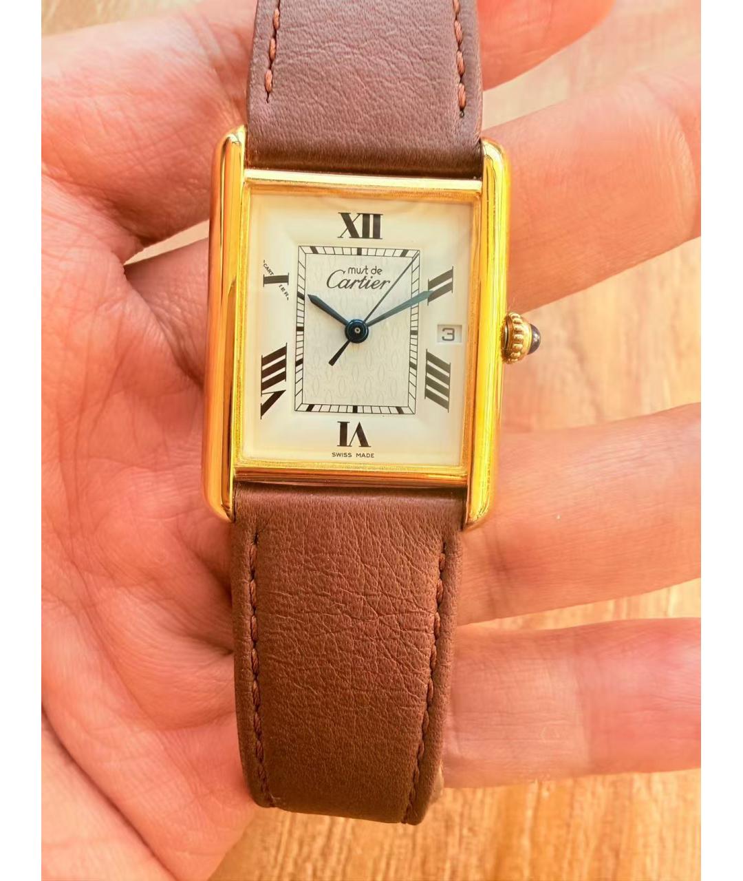 CARTIER Золотые часы, фото 5