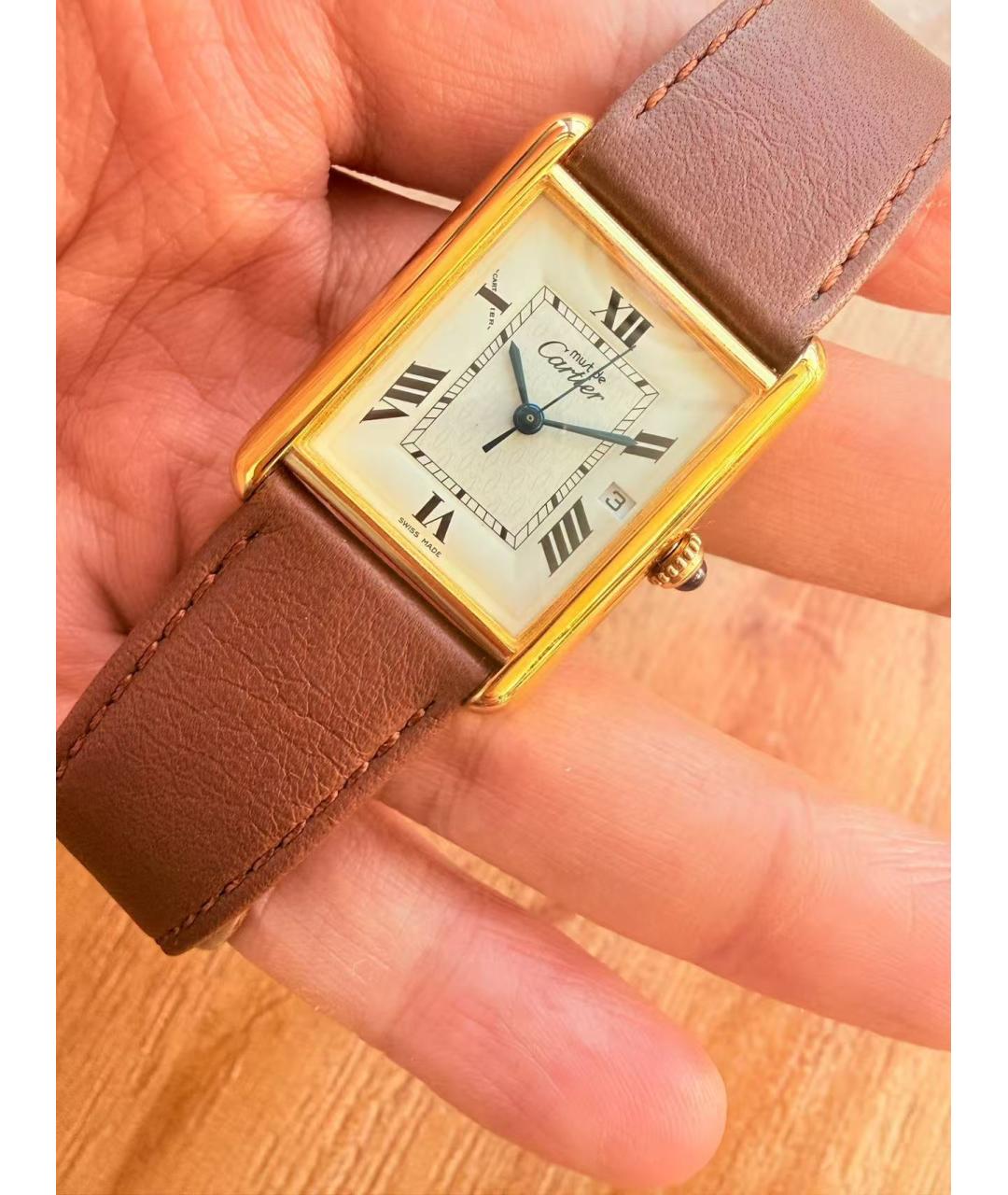 CARTIER Золотые часы, фото 4