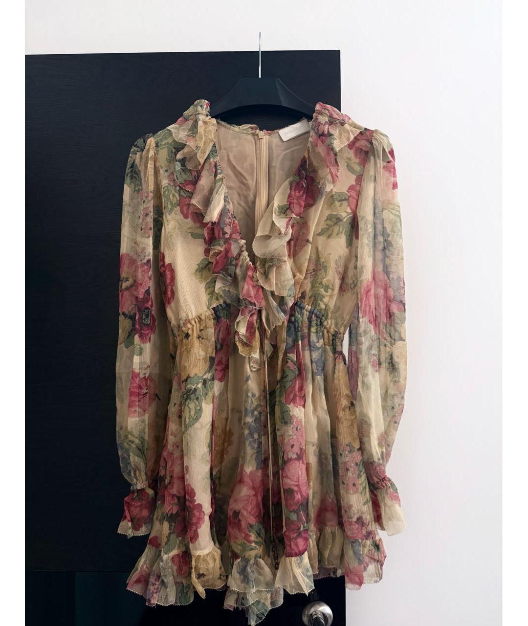 ZIMMERMANN Мульти шелковый комбинезон, фото 7