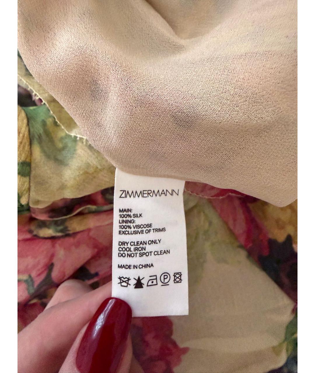 ZIMMERMANN Мульти шелковый комбинезон, фото 3