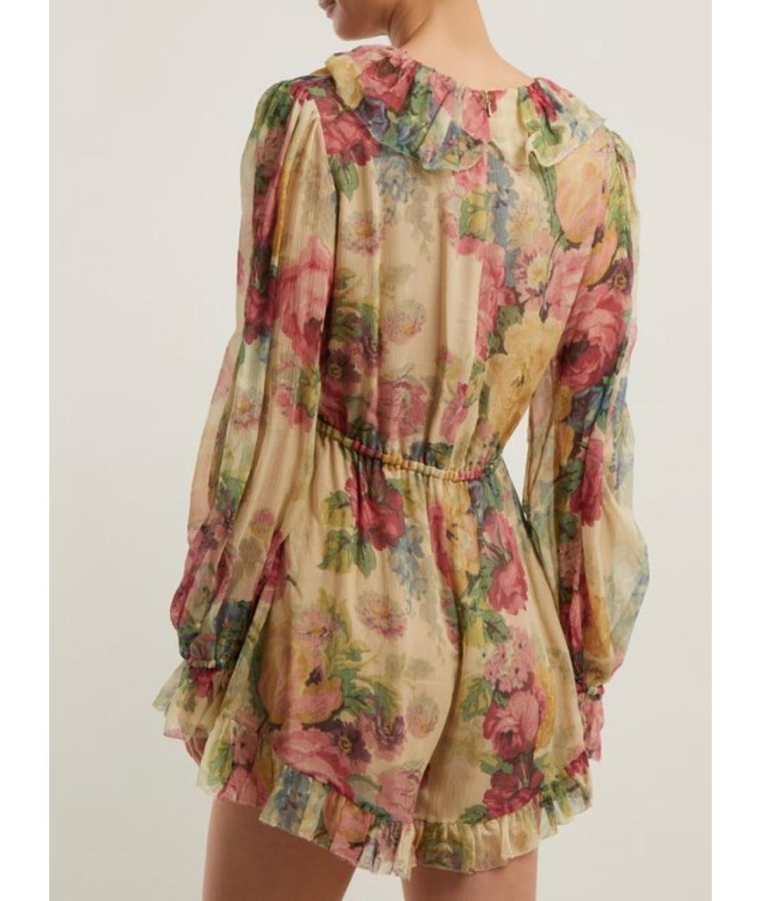 ZIMMERMANN Мульти шелковый комбинезон, фото 5