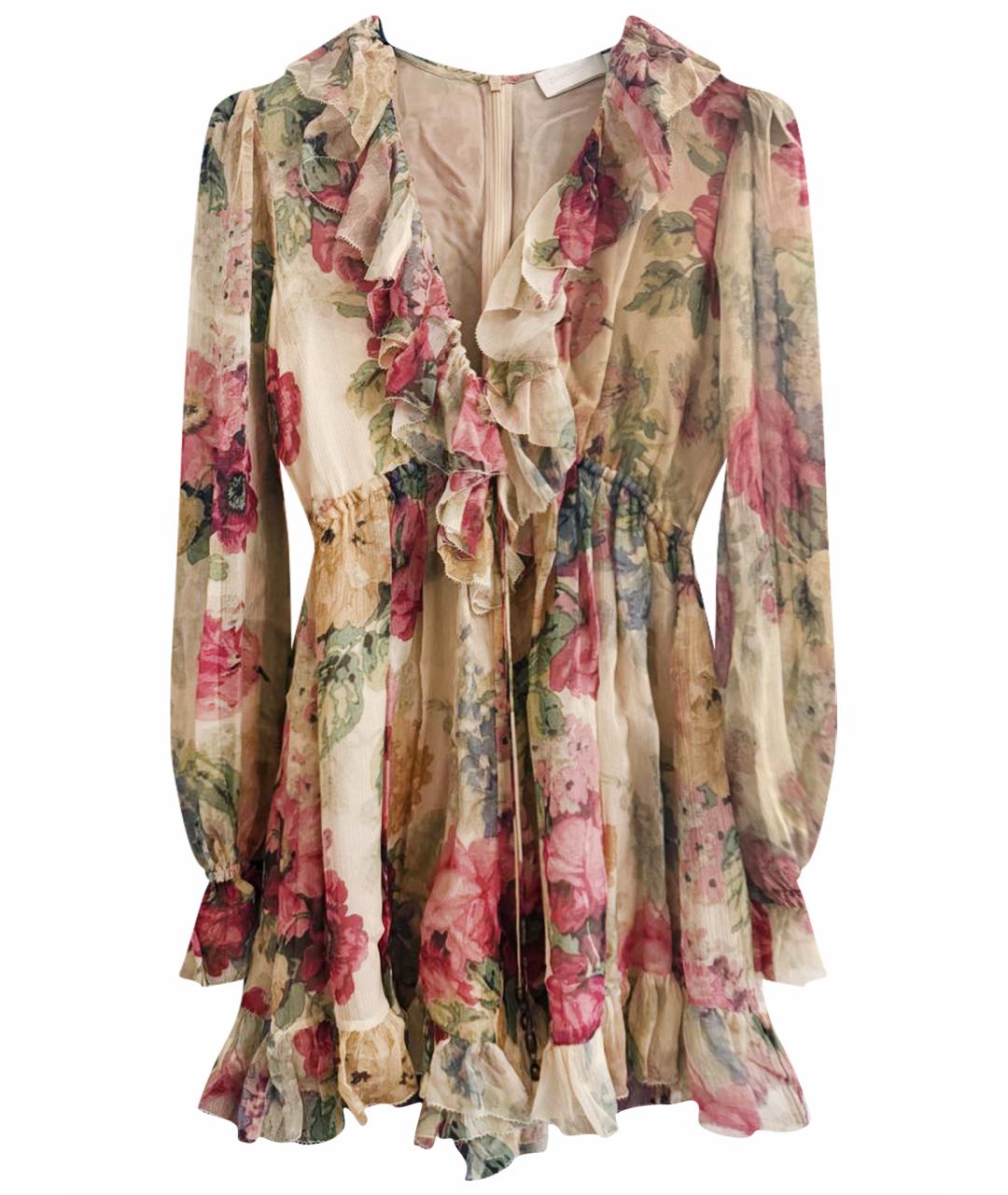 ZIMMERMANN Мульти шелковый комбинезон, фото 1