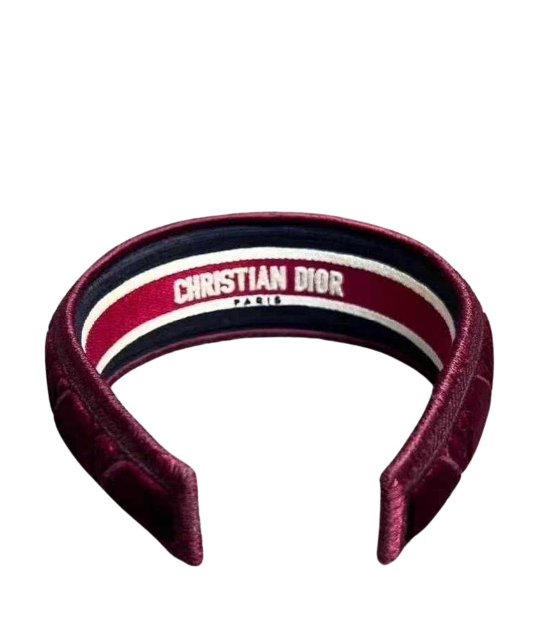 CHRISTIAN DIOR Красный ободок, фото 1