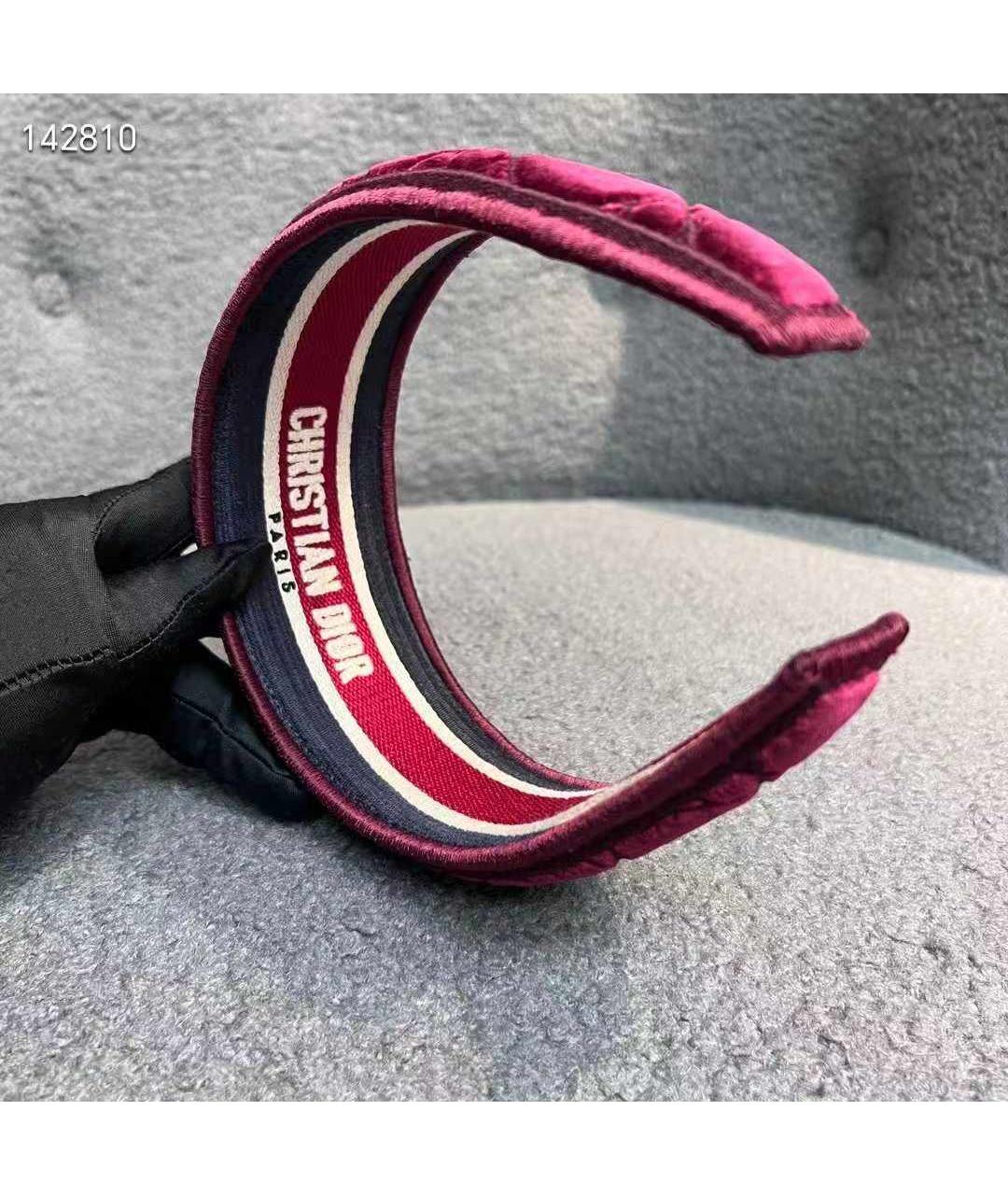 CHRISTIAN DIOR Красный ободок, фото 4