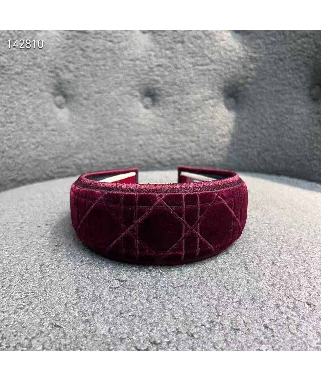 CHRISTIAN DIOR Красный ободок, фото 2