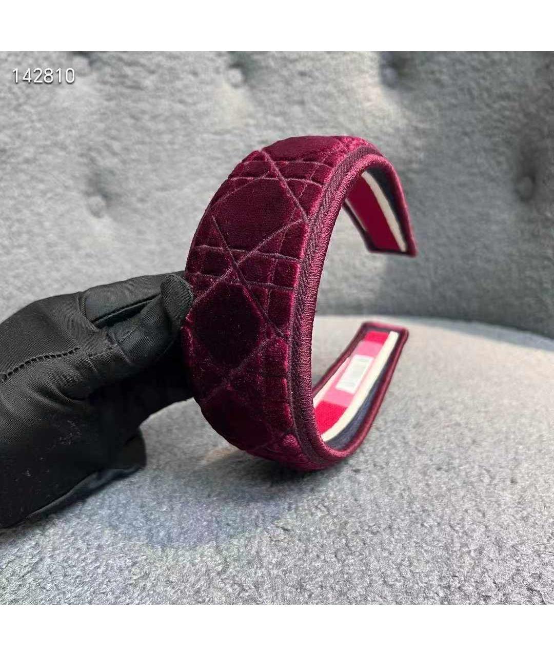 CHRISTIAN DIOR Красный ободок, фото 5