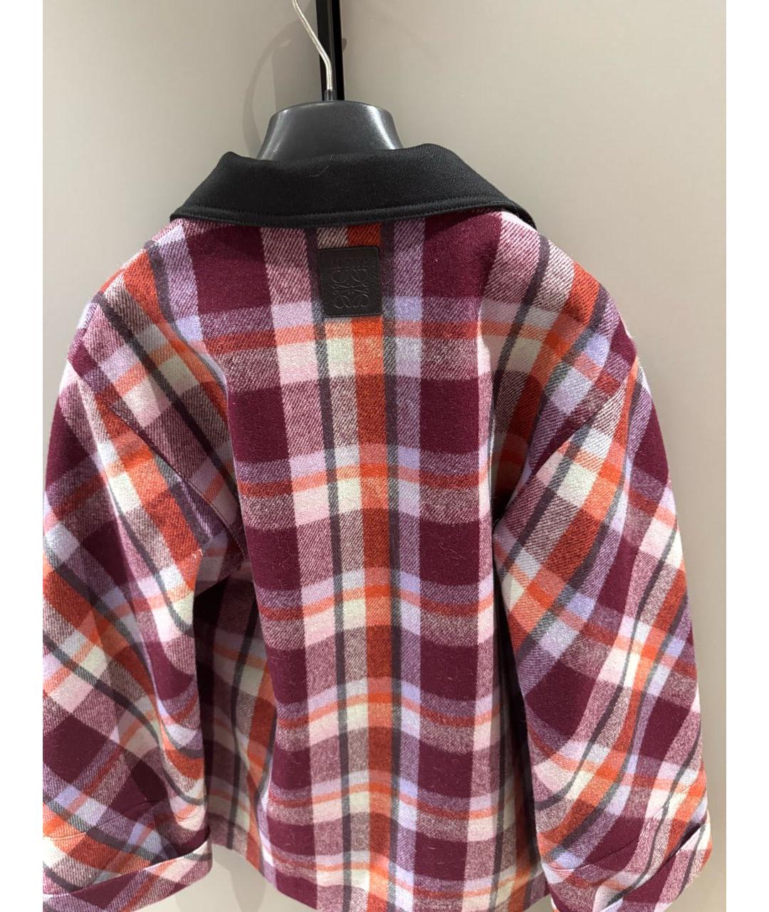 LOEWE Мульти шерстяное пальто, фото 3