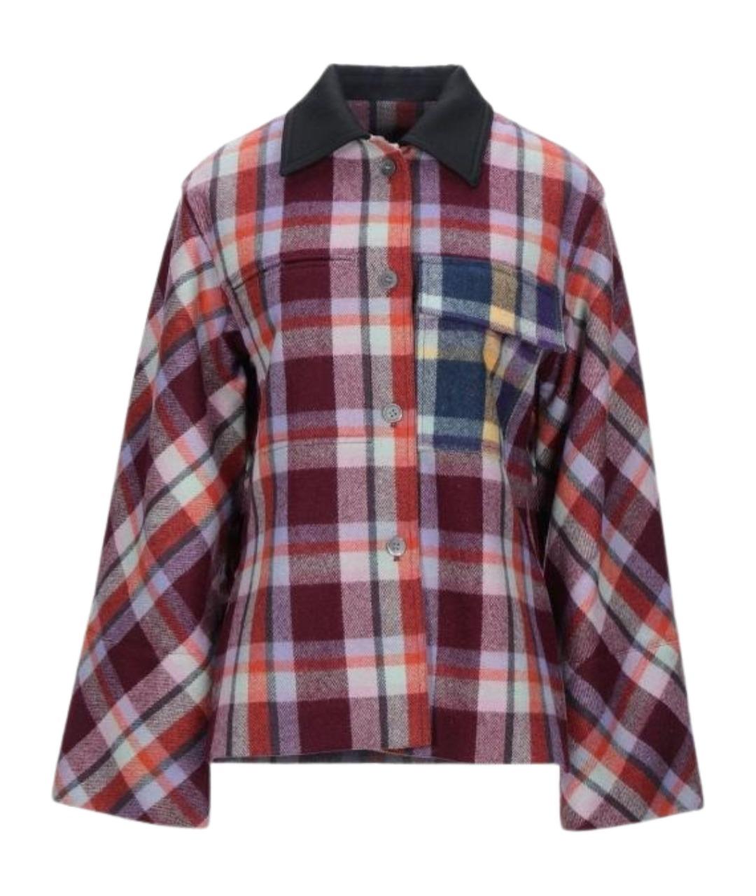 LOEWE Мульти шерстяное пальто, фото 1