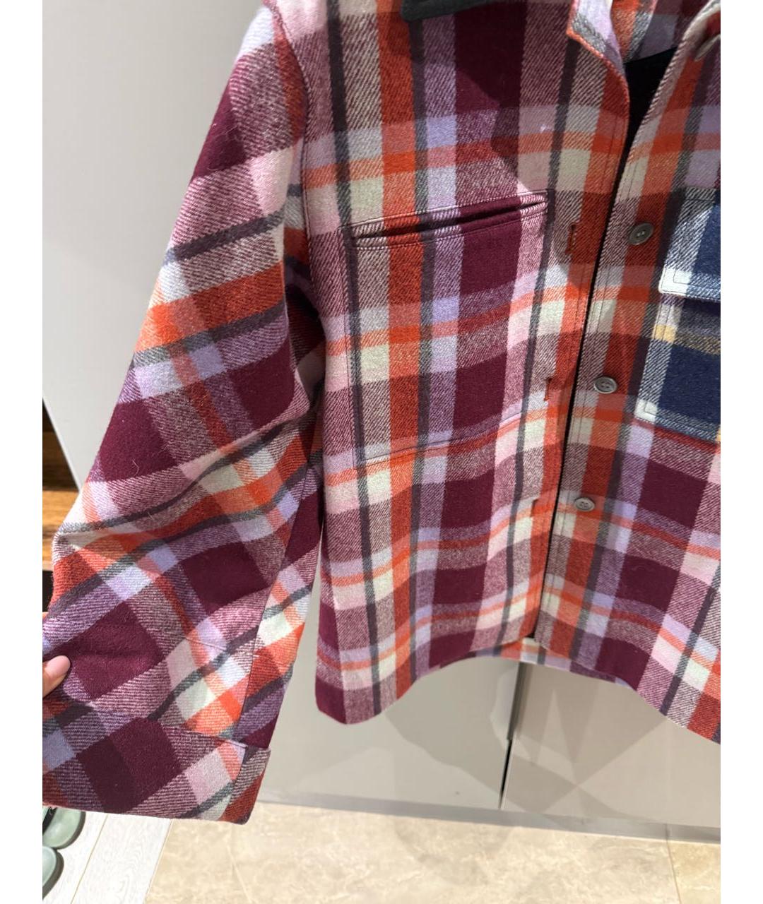 LOEWE Мульти шерстяное пальто, фото 5