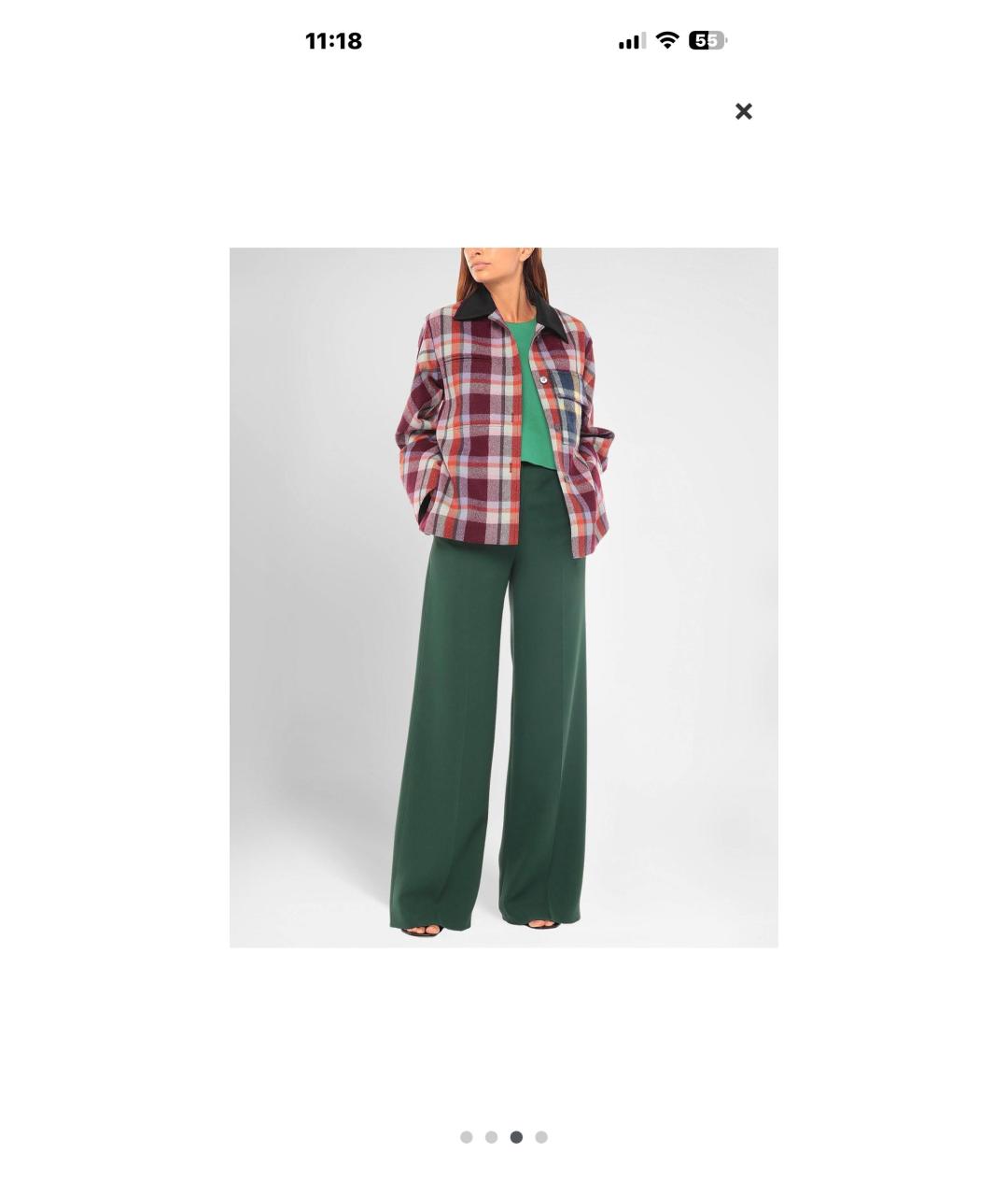 LOEWE Мульти шерстяное пальто, фото 6