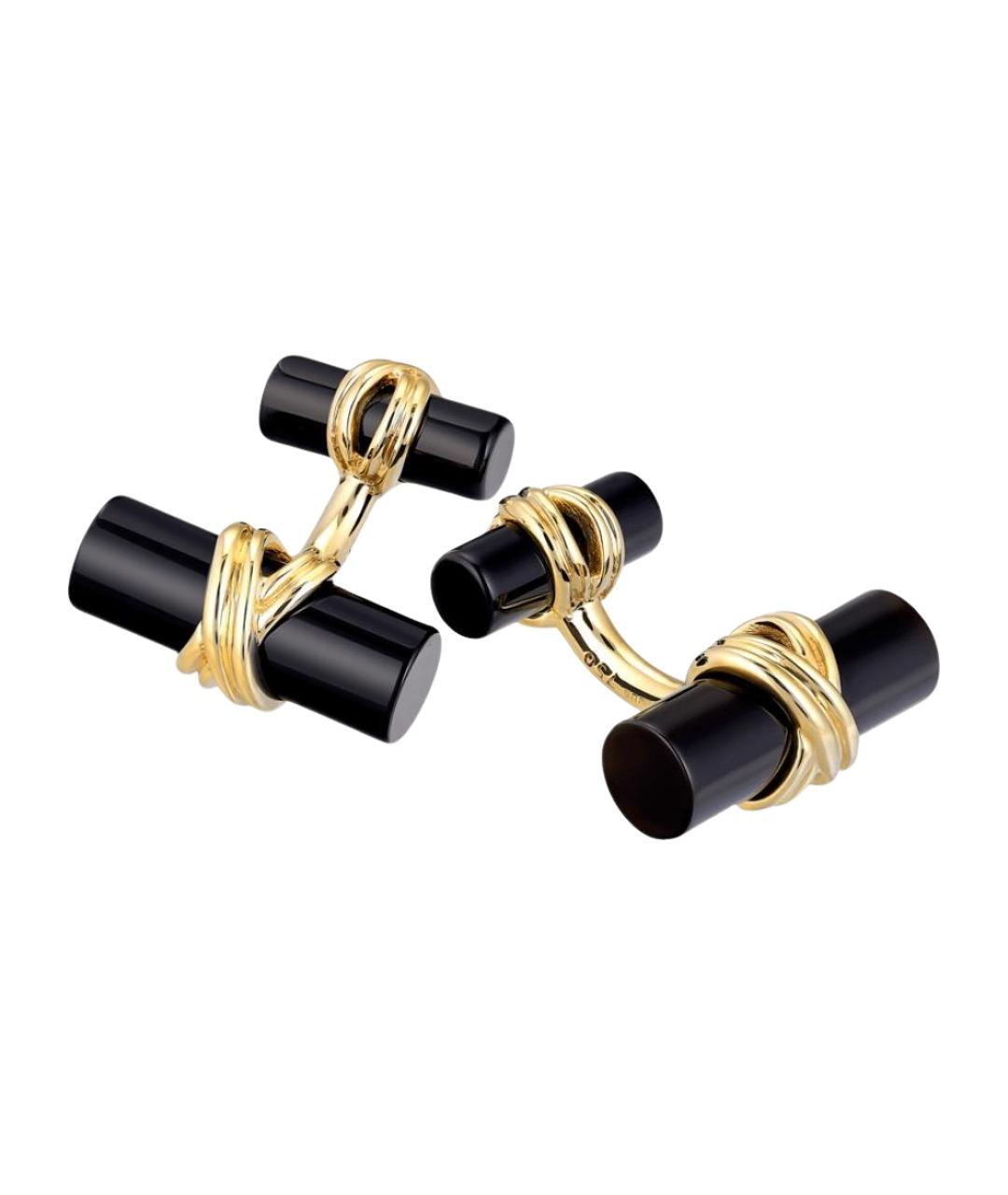 TIFFANY&CO Золотые запонки из желтого золота, фото 1