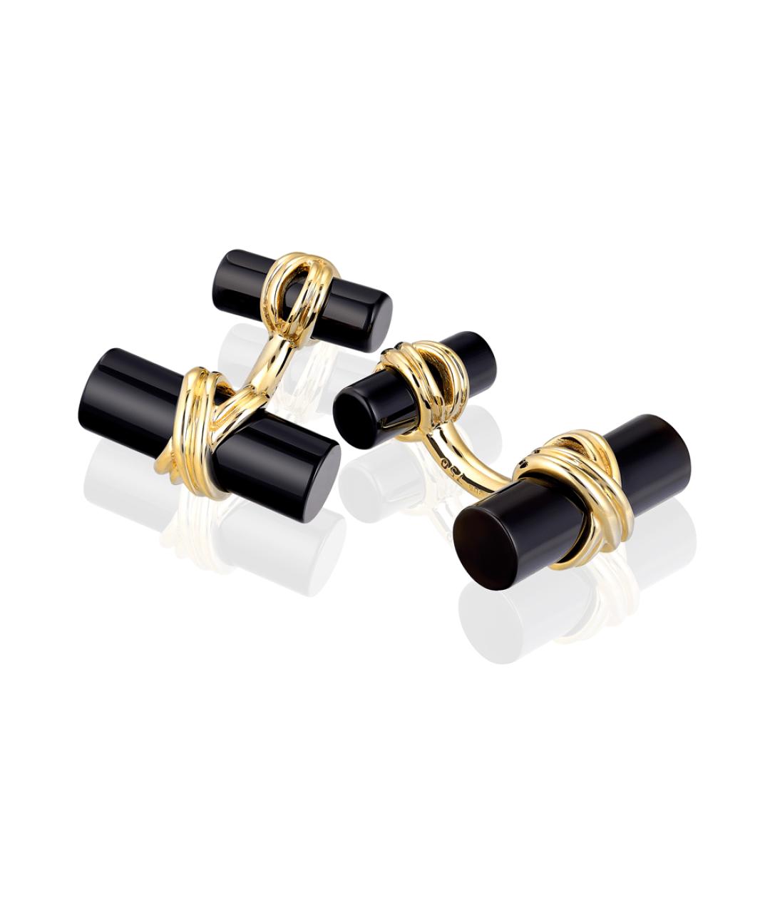 TIFFANY&CO Золотые запонки из желтого золота, фото 4