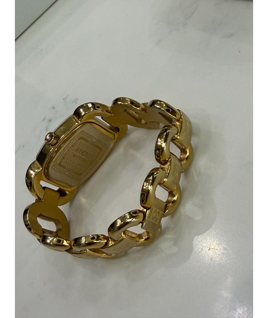 ESCADA Золотые металлические часы, фото 3