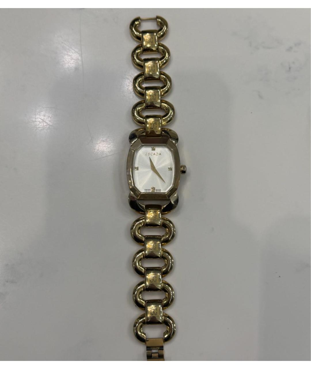 ESCADA Золотые металлические часы, фото 5
