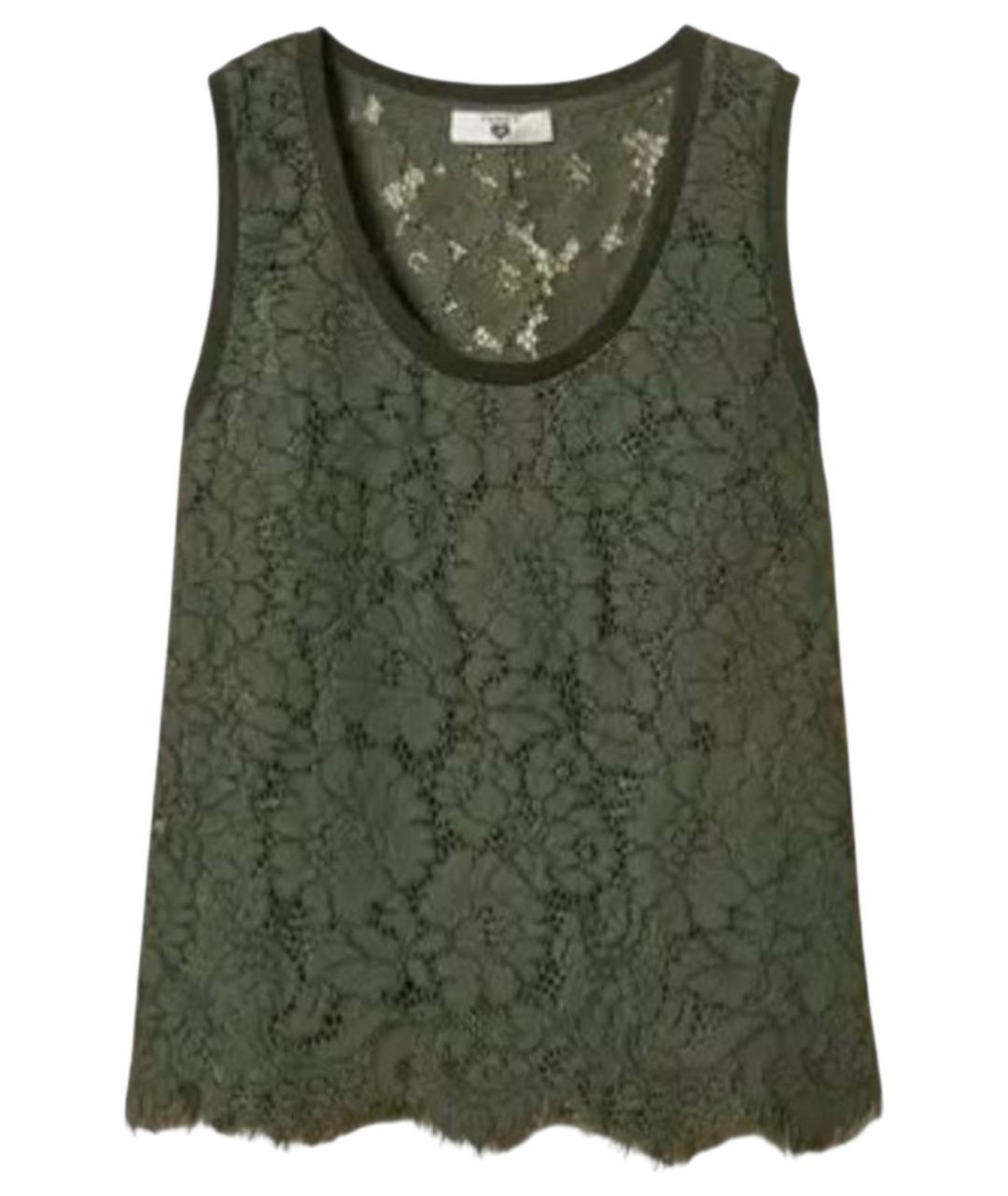 TWIN-SET Зеленая полиамидовая майка, фото 1