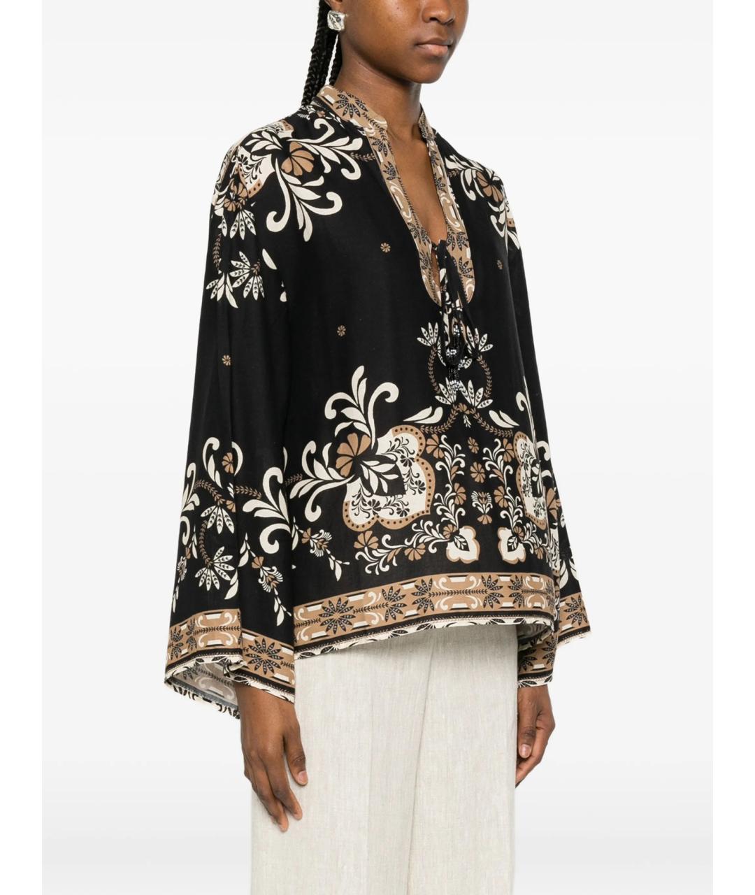 TWIN-SET Мульти вискозная блузы, фото 3