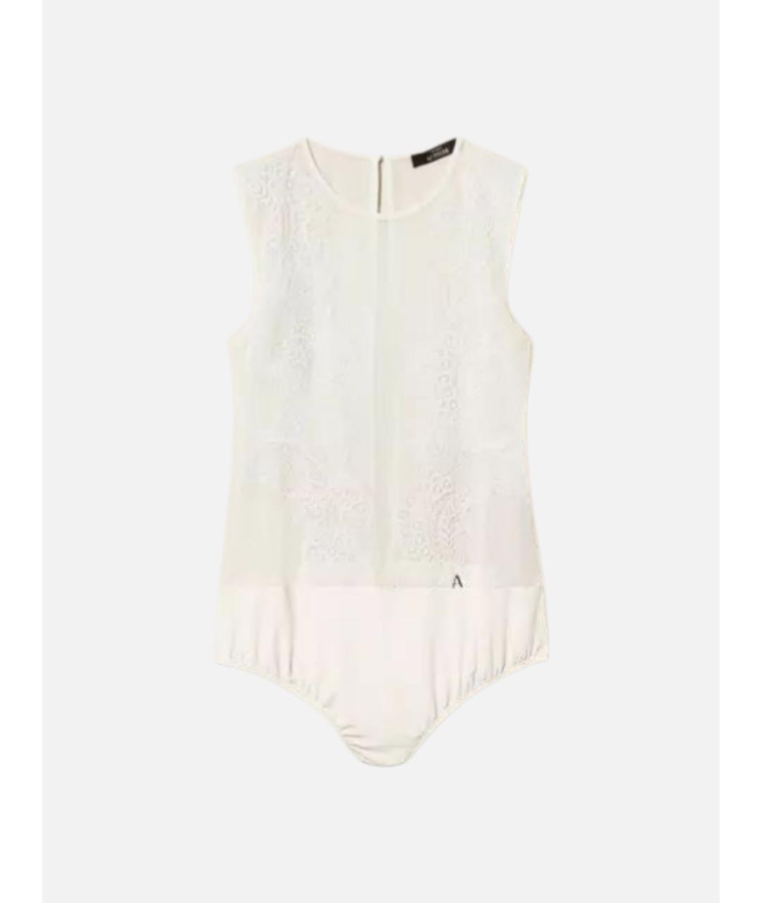 TWIN-SET Белая хлопковая блузы, фото 8