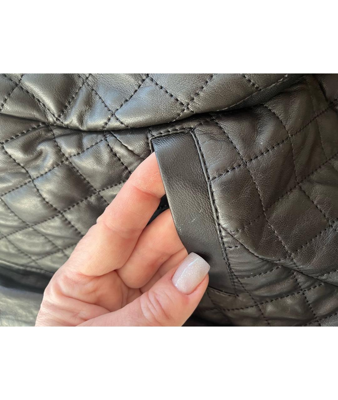 BALMAIN Черная кожаная куртка, фото 7