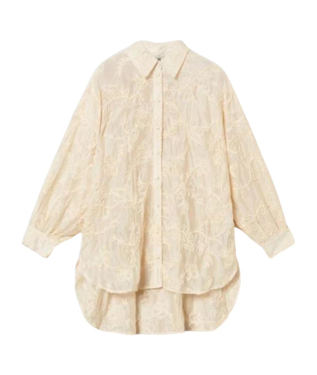 TWIN-SET Бежевая рубашка, фото 1