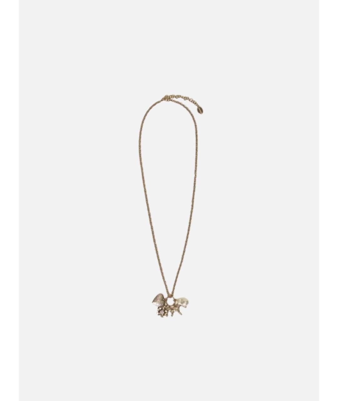 TWIN-SET Золотая металлическая подвеска, фото 3