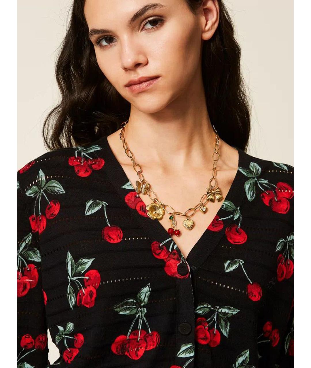 TWIN-SET Мульти хлопковый кардиган, фото 5