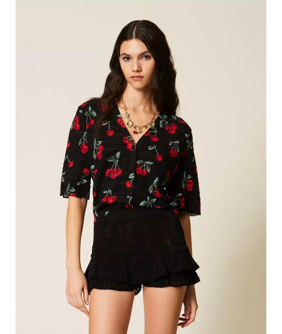 TWIN-SET Мульти хлопковый кардиган, фото 2