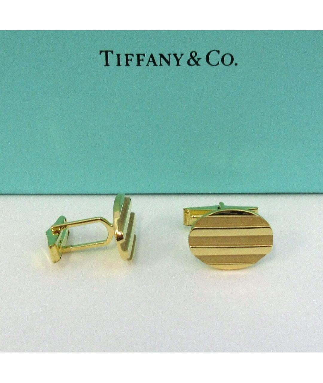 TIFFANY&CO Золотые запонки из желтого золота, фото 2