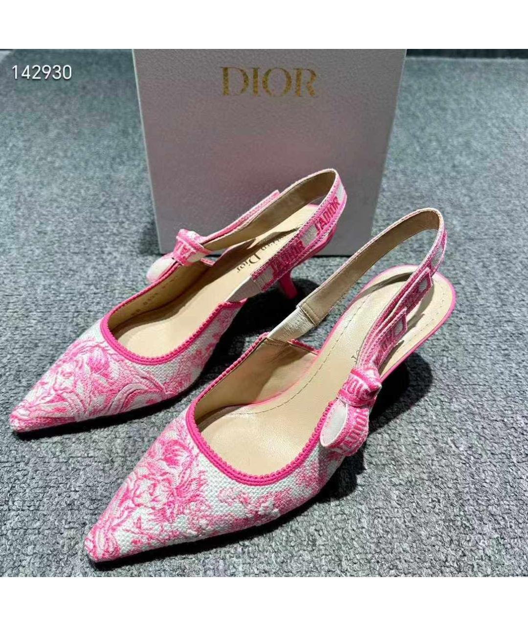 CHRISTIAN DIOR Розовые туфли, фото 7