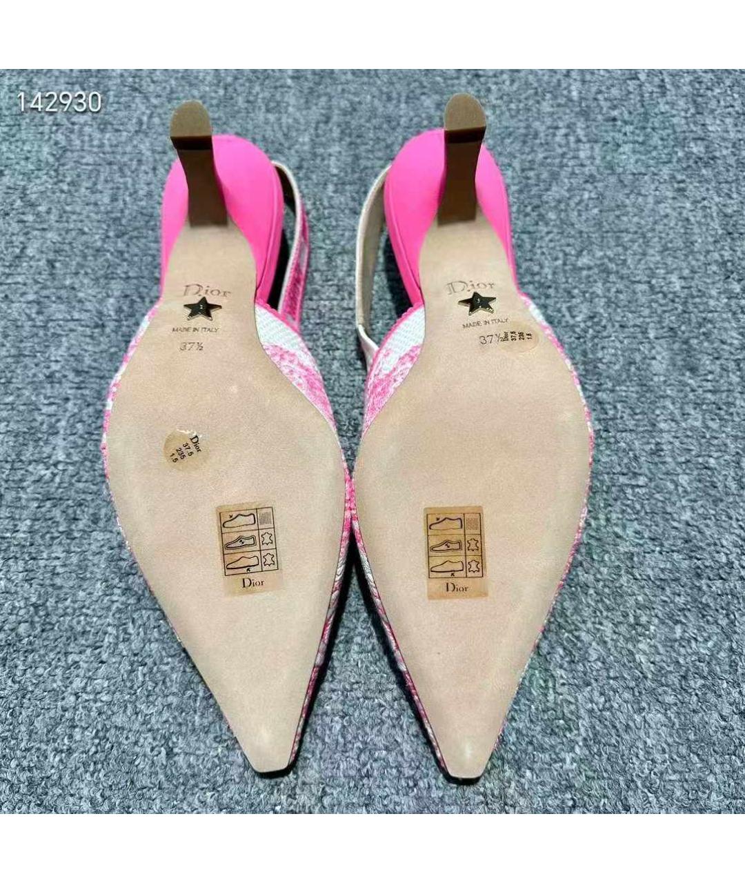 CHRISTIAN DIOR Розовые туфли, фото 6