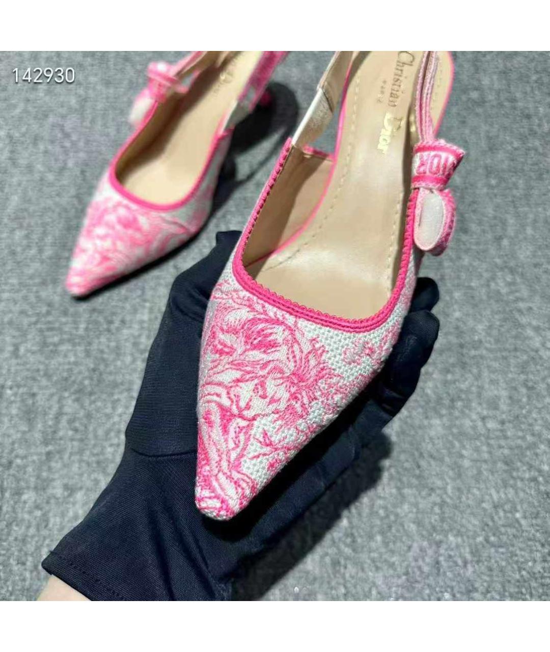 CHRISTIAN DIOR Розовые туфли, фото 3