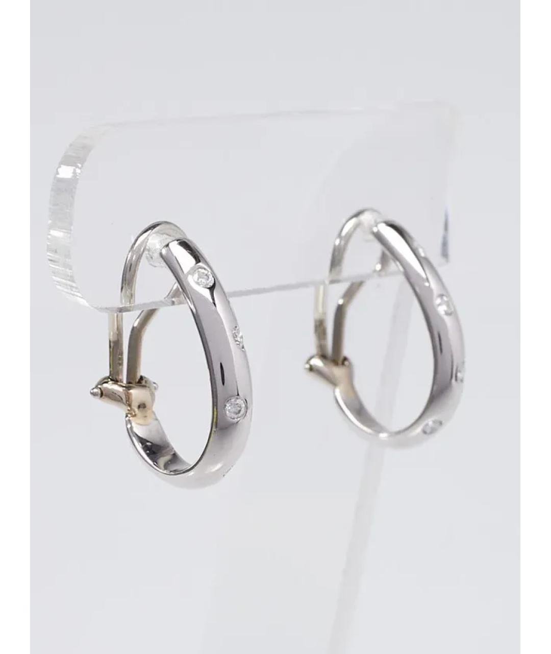 TIFFANY&CO Серебряные платиновые серьги, фото 3