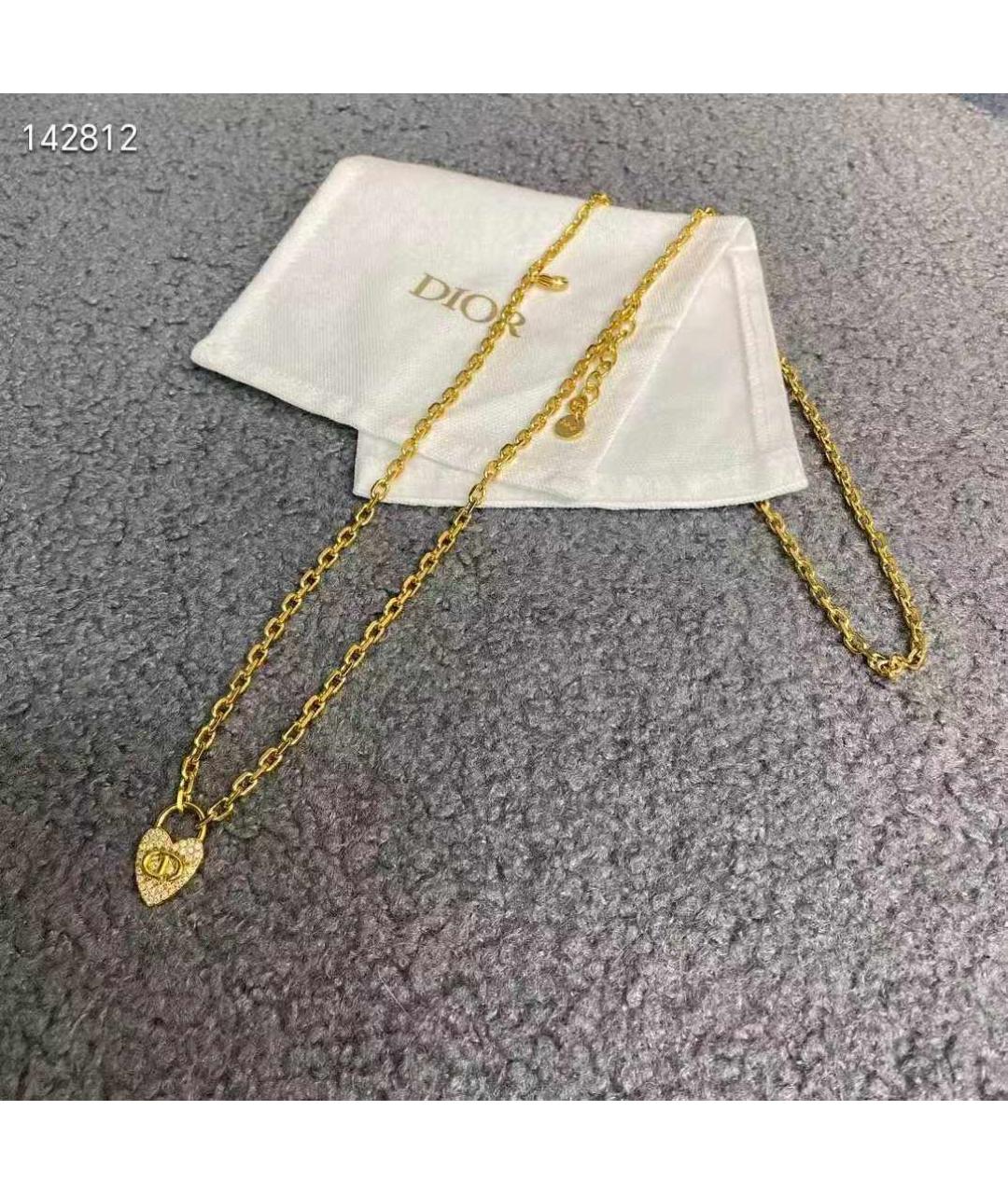 CHRISTIAN DIOR Золотая подвеска, фото 5