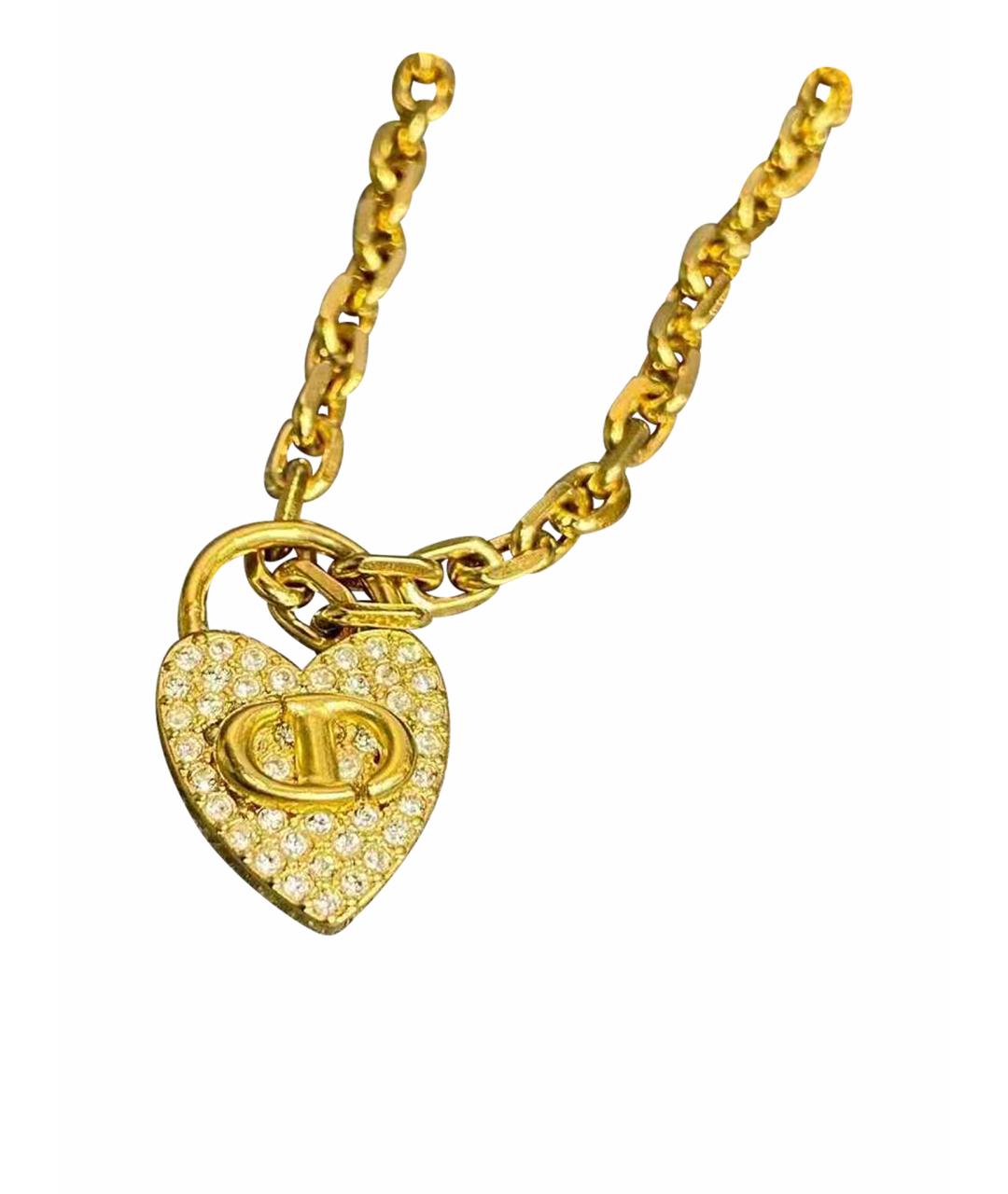 CHRISTIAN DIOR Золотая подвеска, фото 1