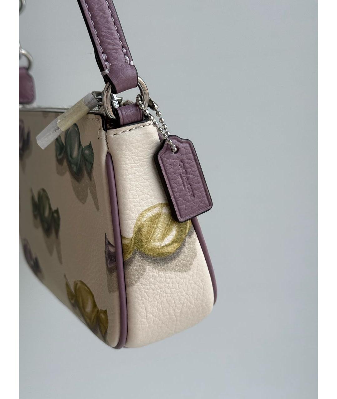 COACH Мульти кожаная сумка с короткими ручками, фото 6