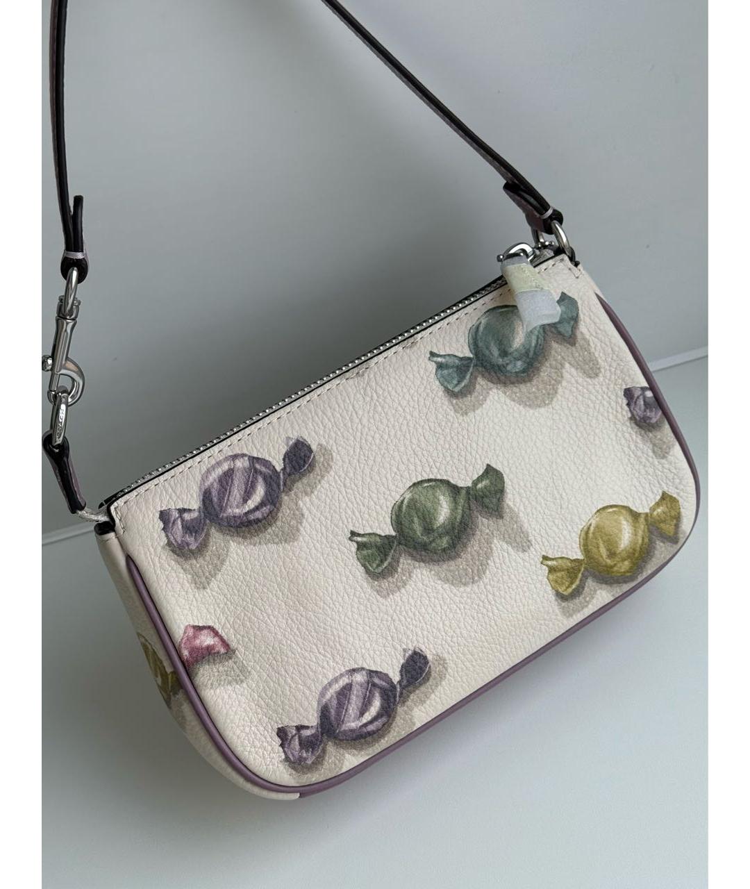 COACH Мульти кожаная сумка с короткими ручками, фото 3