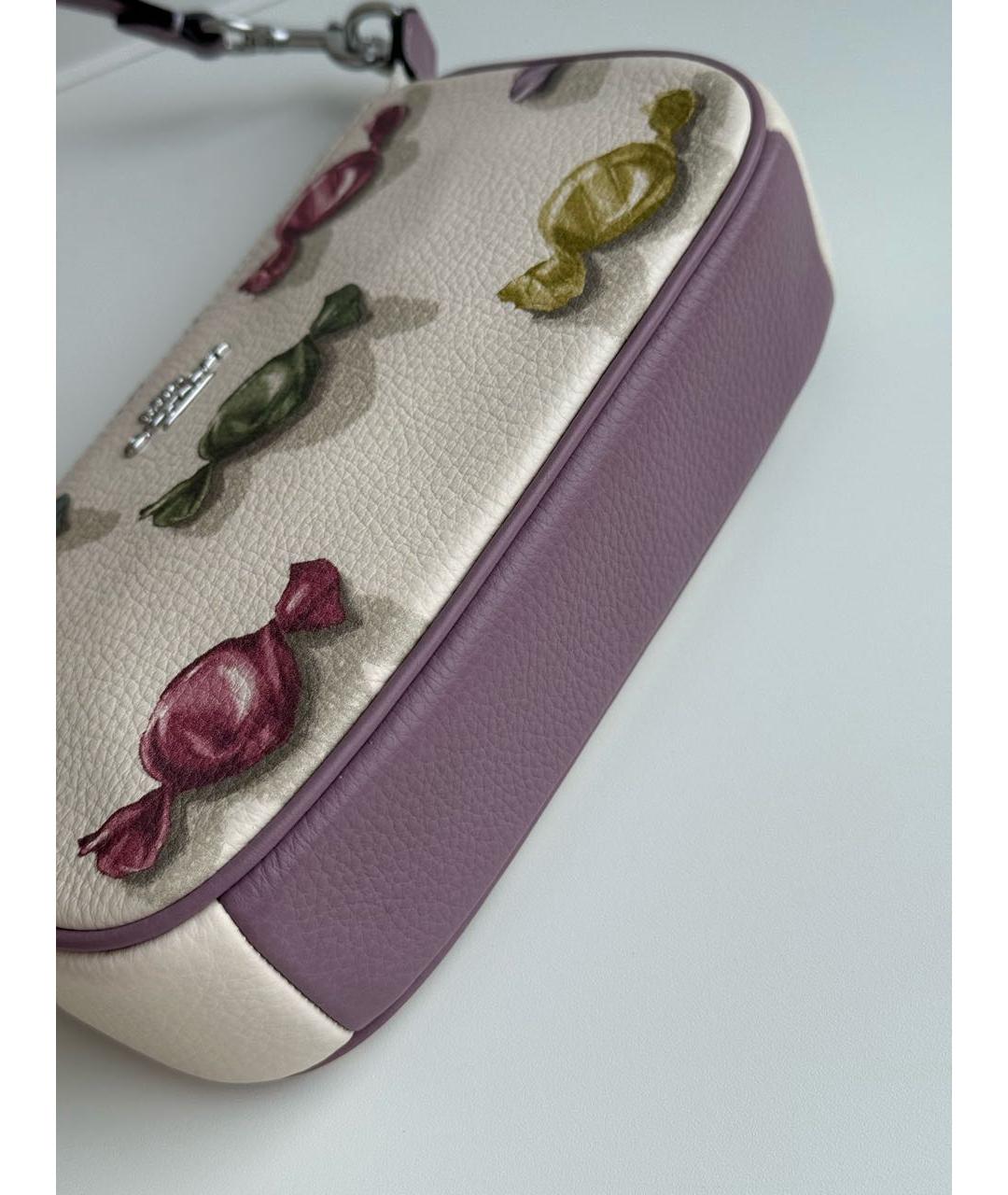 COACH Мульти кожаная сумка с короткими ручками, фото 7