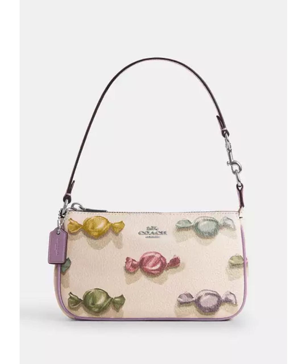 COACH Мульти кожаная сумка с короткими ручками, фото 9