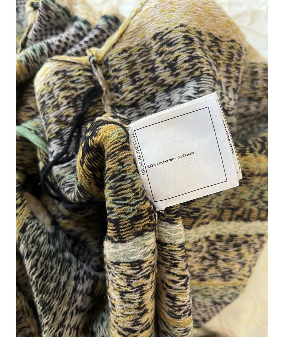 CHANEL Мульти кашемировое платье, фото 4