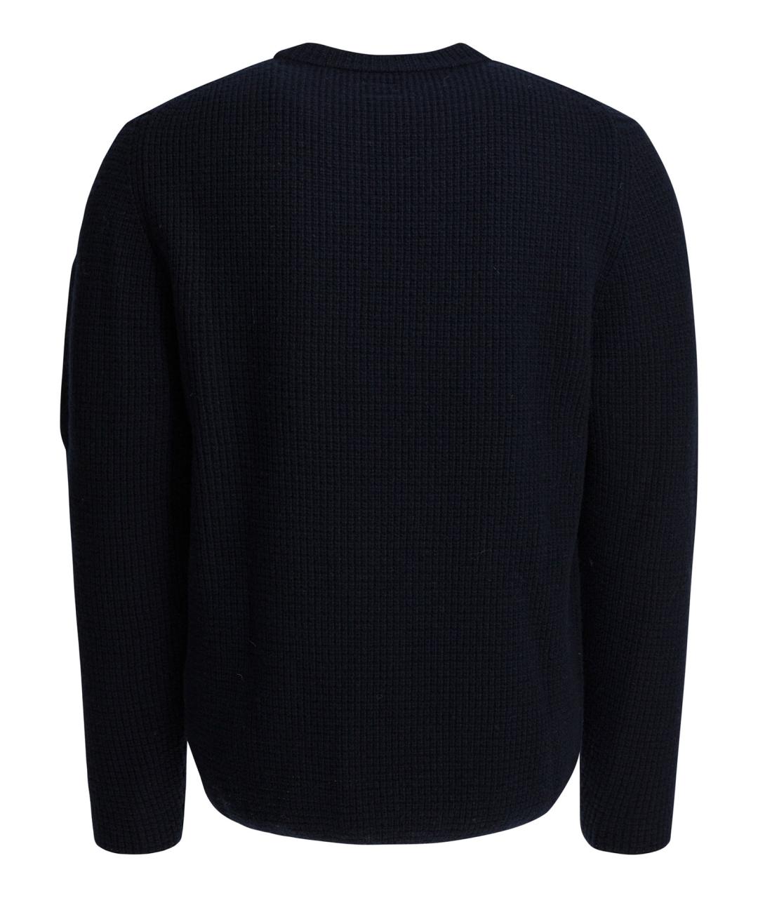 CP COMPANY Темно-синий шерстяной джемпер / свитер, фото 2