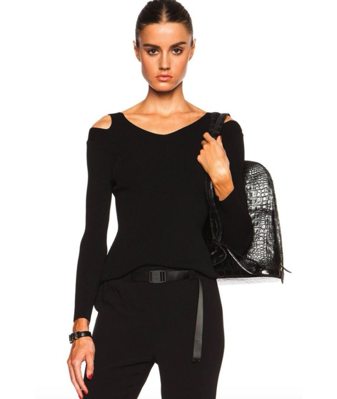 RAG & BONE Черный вискозный джемпер / свитер, фото 8