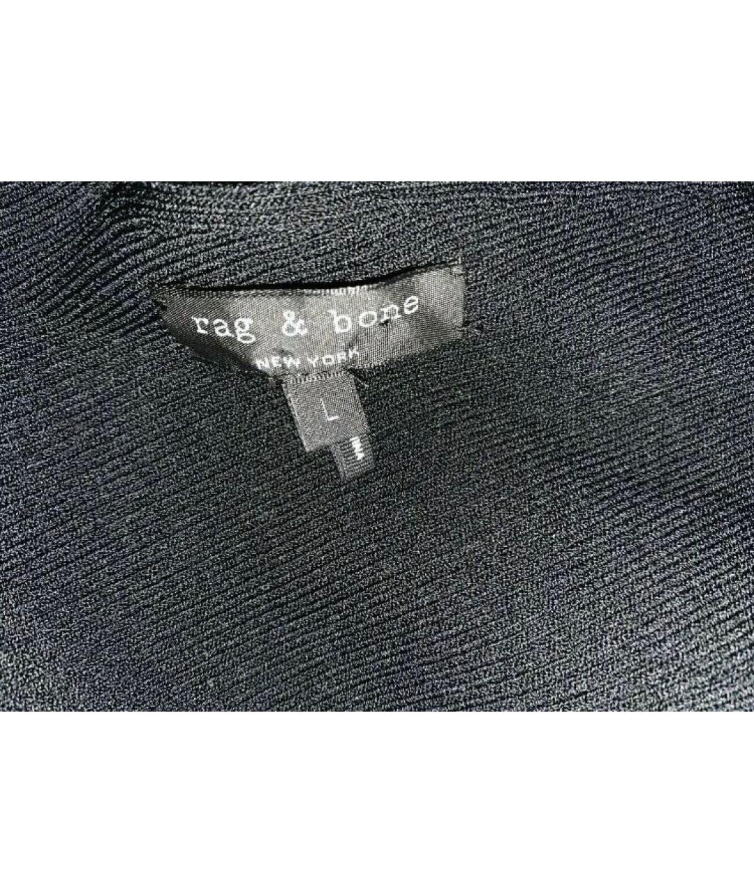 RAG & BONE Черный вискозный джемпер / свитер, фото 3