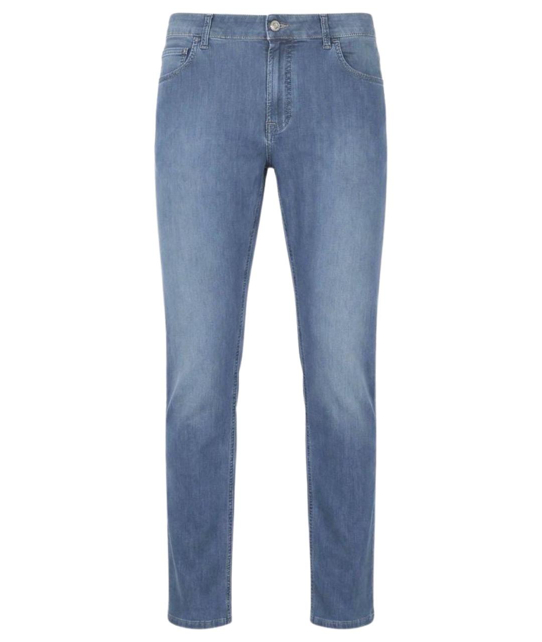STEFANO RICCI Голубые хлопковые джинсы скинни, фото 1